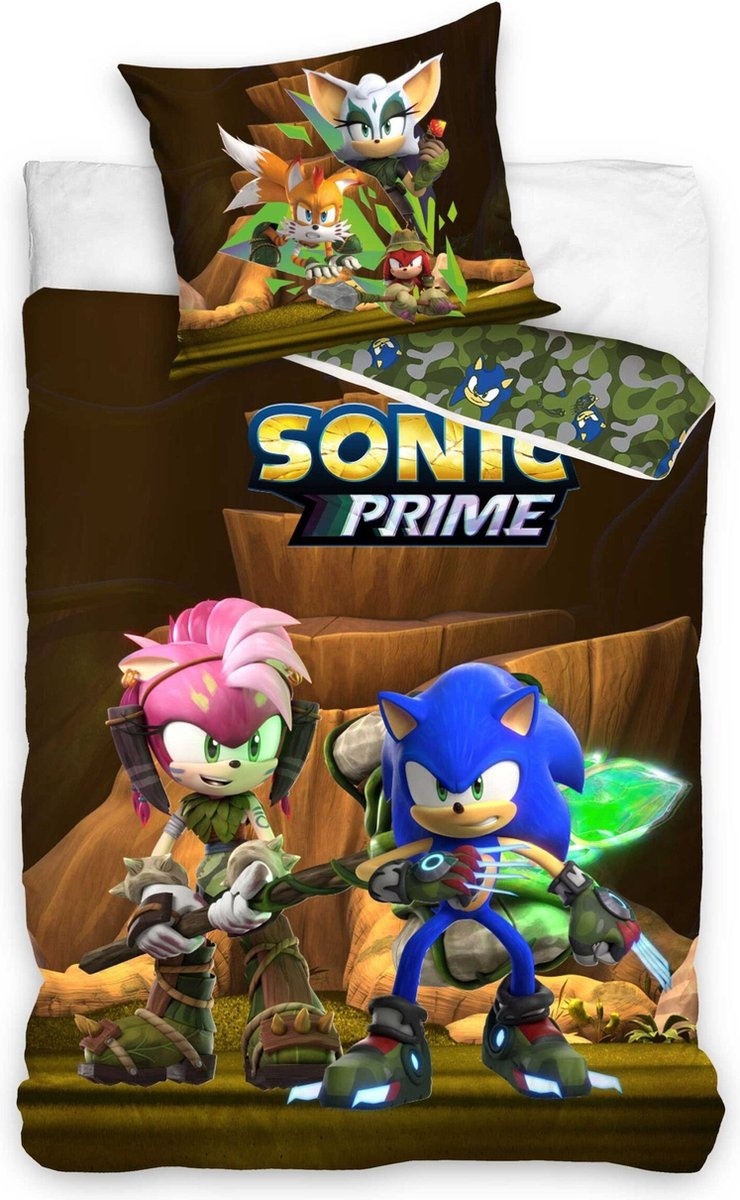 Sonic Dekbedovertrek Amy Rose - 140 x 200 + 60 x 70 cm - Katoen