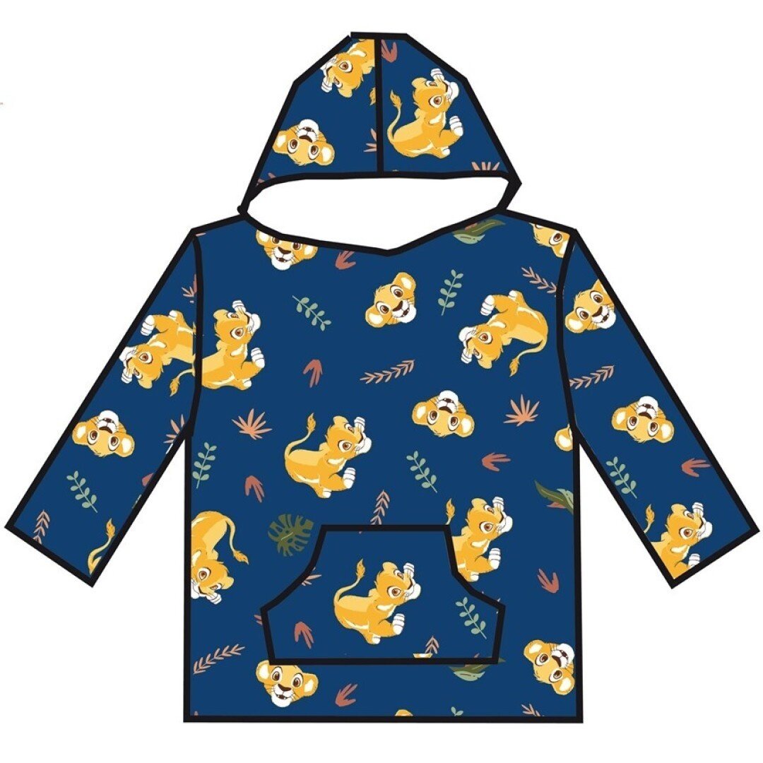 Disney The Lion King Hoodie Fleece deken Simba - Kind - One Size  (7-14 jaar) - Polyester