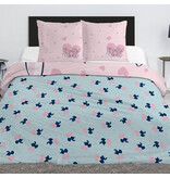 Disney Lilo & Stitch Dekbedovertrek Love - 240 x 220 cm  + (2x) 65 x 63 cm - Polykatoen