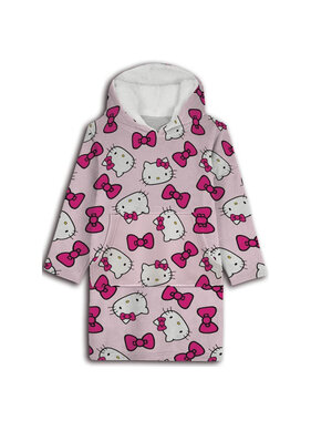 Hello Kitty Hoodie Fleece blanket Pink Child (7 - 14 years) Polyester