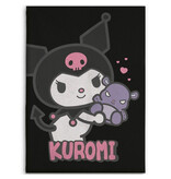 Kuromi Fleece deken Teddybear - 110 x 150 cm Polyester