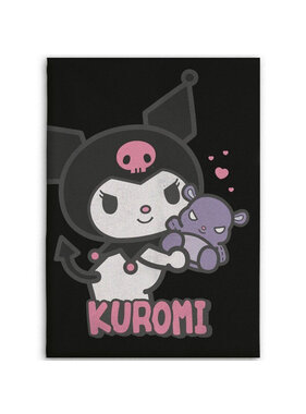 Kuromi Fleece deken Teddybear 110 x 150 cm Polyester