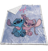 Disney Lilo & Stitch Sherpa Fleeceplaid Best Friends - 130 x 170 cm - Polyester/fleece