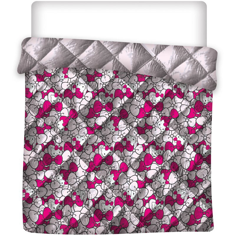 Hello Kitty Bedspread Bow - 240 x 220 cm - Polyester