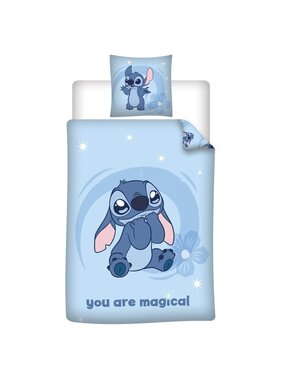 Disney Lilo & Stitch Dekbedovertrek Magical 140 x 200 cm 65 x 65 cm Katoen Flanel