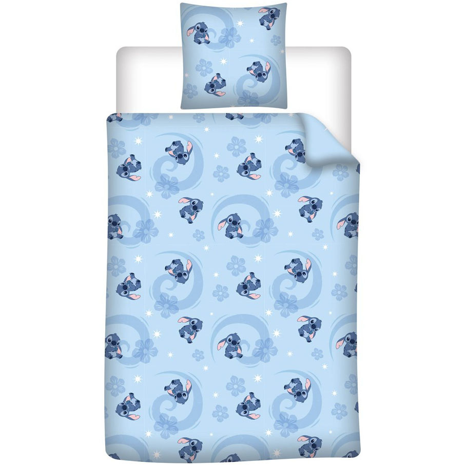 Disney Lilo & Stitch Dekbedovertrek Magical - 140 x 200 + 65 x 65 cm - Katoen Flanel