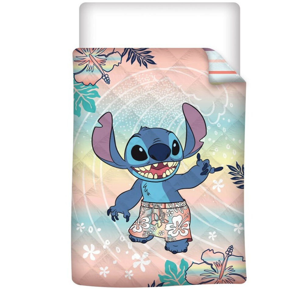 Disney Lilo & Stitch Sprei Tropical - 140 x 200 cm - Polyester