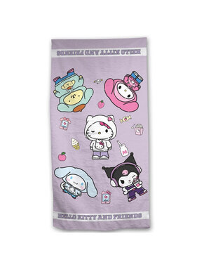 Hello Kitty Beach towel Friends 90 x 170 cm Cotton