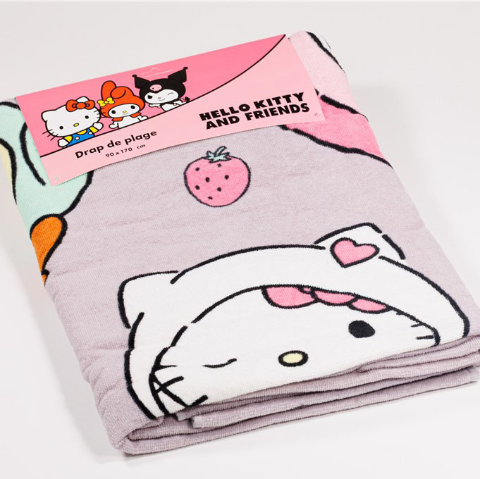 Hello Kitty Beach towel Friends - 90 x 170 cm - Cotton