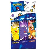 Pokemon Dekbedovertrek Ready for Battle - 140 x 200 cm + 70 x 90 cm - Katoen