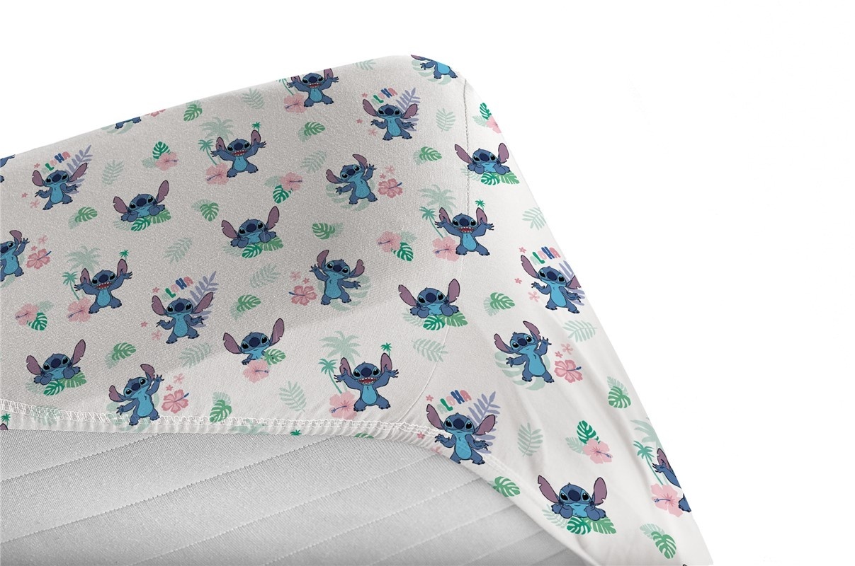 Disney Lilo & Stitch Hoeslaken Magical - 90 x 200 cm - Katoen