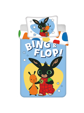 Bing Bunny BABY / Peuter dekbedovertrek Flop 135 x 100 + 40 x 60 cm Katoen