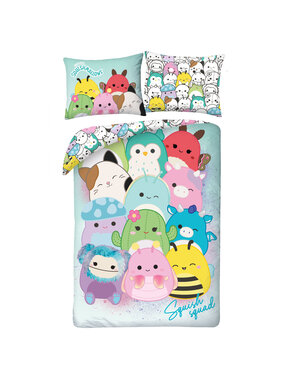 Squishmallows Duvet cover Squad 140 x 200 + 70 x 90 cm Polyester