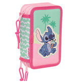 Disney Lilo & Stitch Gevuld Etui Ice - 37 stuks - 19,5 x 12,5 x 5,5 cm - Polyester