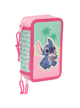 Disney Lilo & Stitch Gevuld Etui Ice (37 stuks) 19,5 x 12,5 cm Polyester