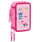Disney Lilo & Stitch Gevuld Etui Chill - 37 stuks - 19,5 x 12,5 x 5,5 cm - Polyester