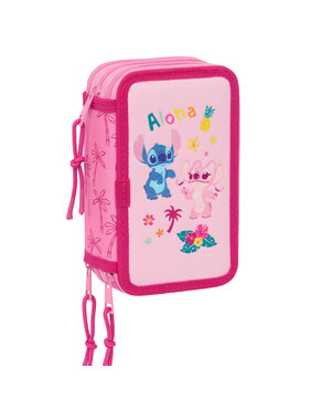 Disney Lilo & Stitch Gevuld Etui Chill (37 stuks) 19,5 x 12,5 cm Polyester