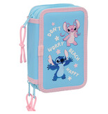 Disney Lilo & Stitch Filled Case Happy - 37 pieces - 19.5 x 12.5 x 5.5 cm - Polyester