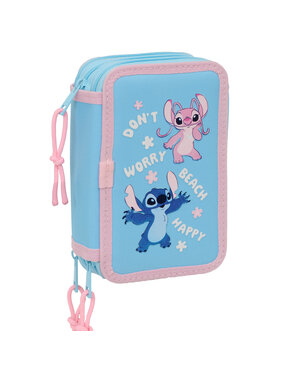 Disney Lilo & Stitch Filled Case Happy (37 pieces) 19.5 x 12.5 cm Polyester