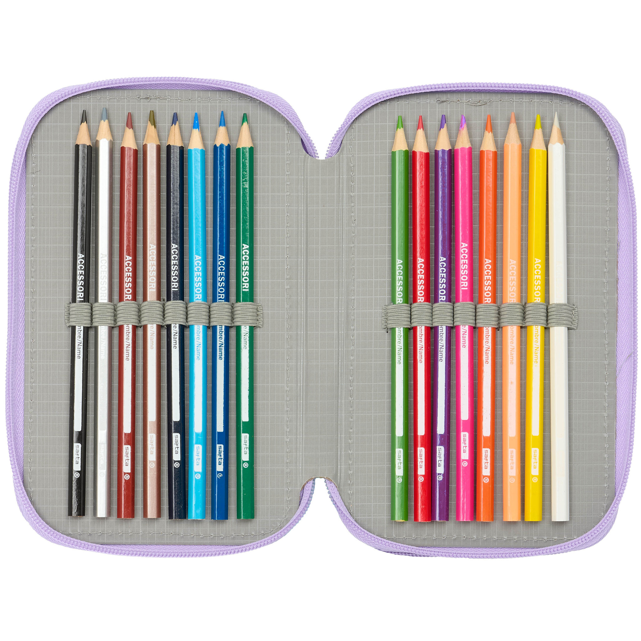 Disney Frozen Filled Pencil Case Spirit - 37 pieces - 19.5 x 12.5 x 5.5 cm - Polyester
