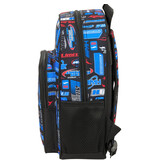 Hot Wheels Backpack Fire Up - 33 x 27 x 10 cm - Polyester