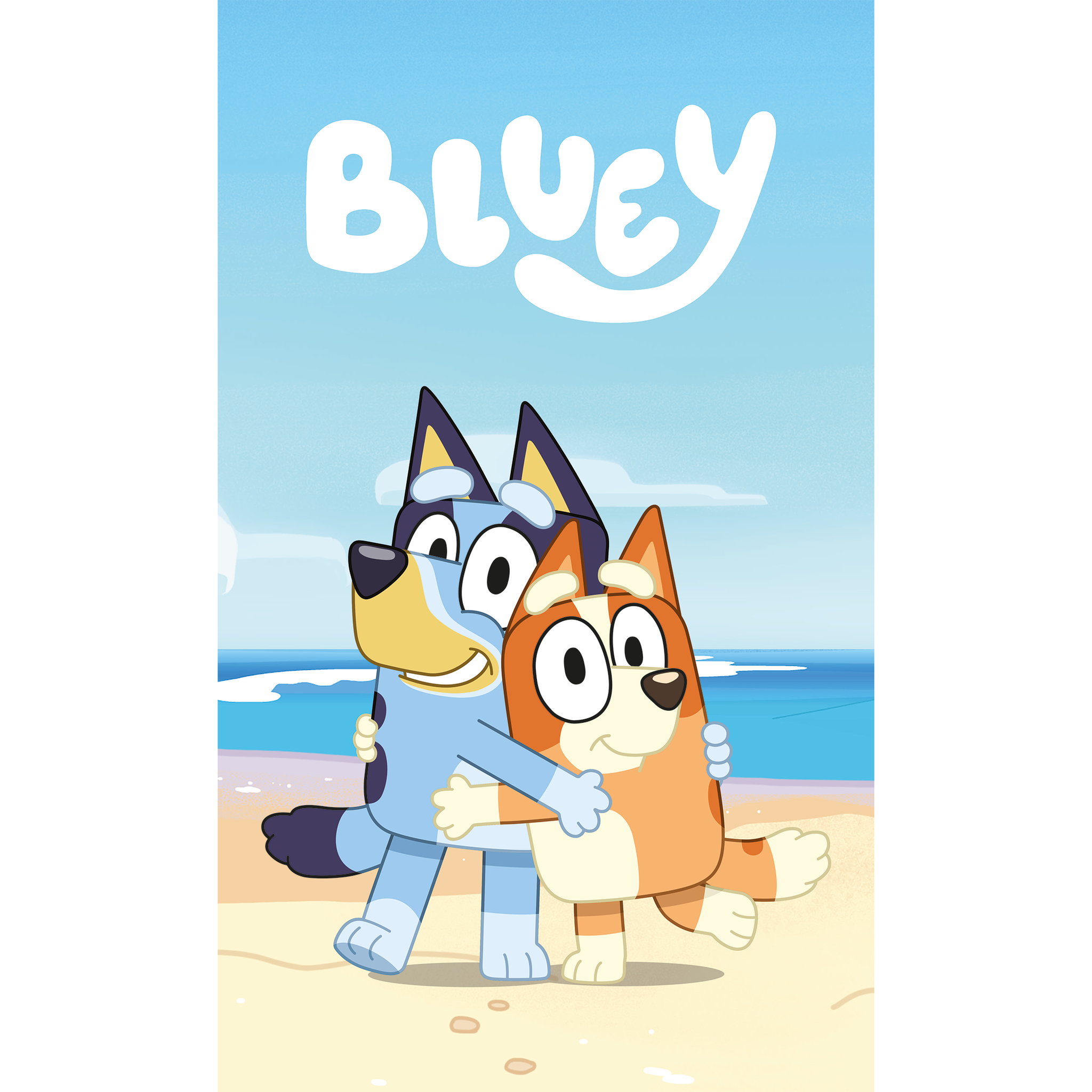 Bluey Fleece plaid Sisters - 100 x 150 cm - Polyester