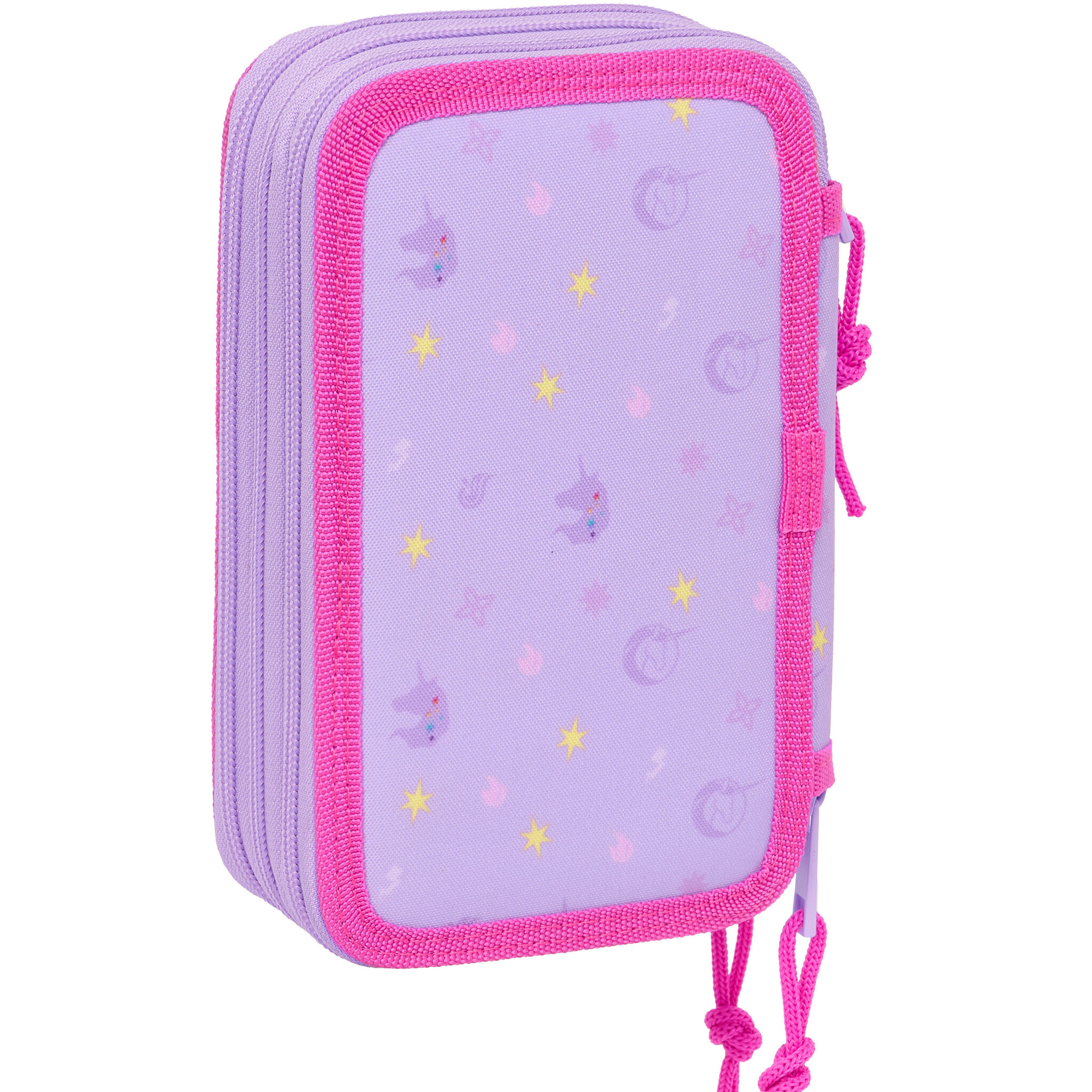 Unicorn Academy Filled Pencil Case Rainbow - 37 pieces - 19.5 x 12.5 x 5.5 cm - Polyester