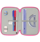 Hello Kitty Kuromi Filled Pencil Case - 37 Pieces - 19.5 x 12.5 x 5.5 cm - Polyester