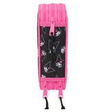 Hello Kitty Kuromi Filled Pencil Case - 37 Pieces - 19.5 x 12.5 x 5.5 cm - Polyester