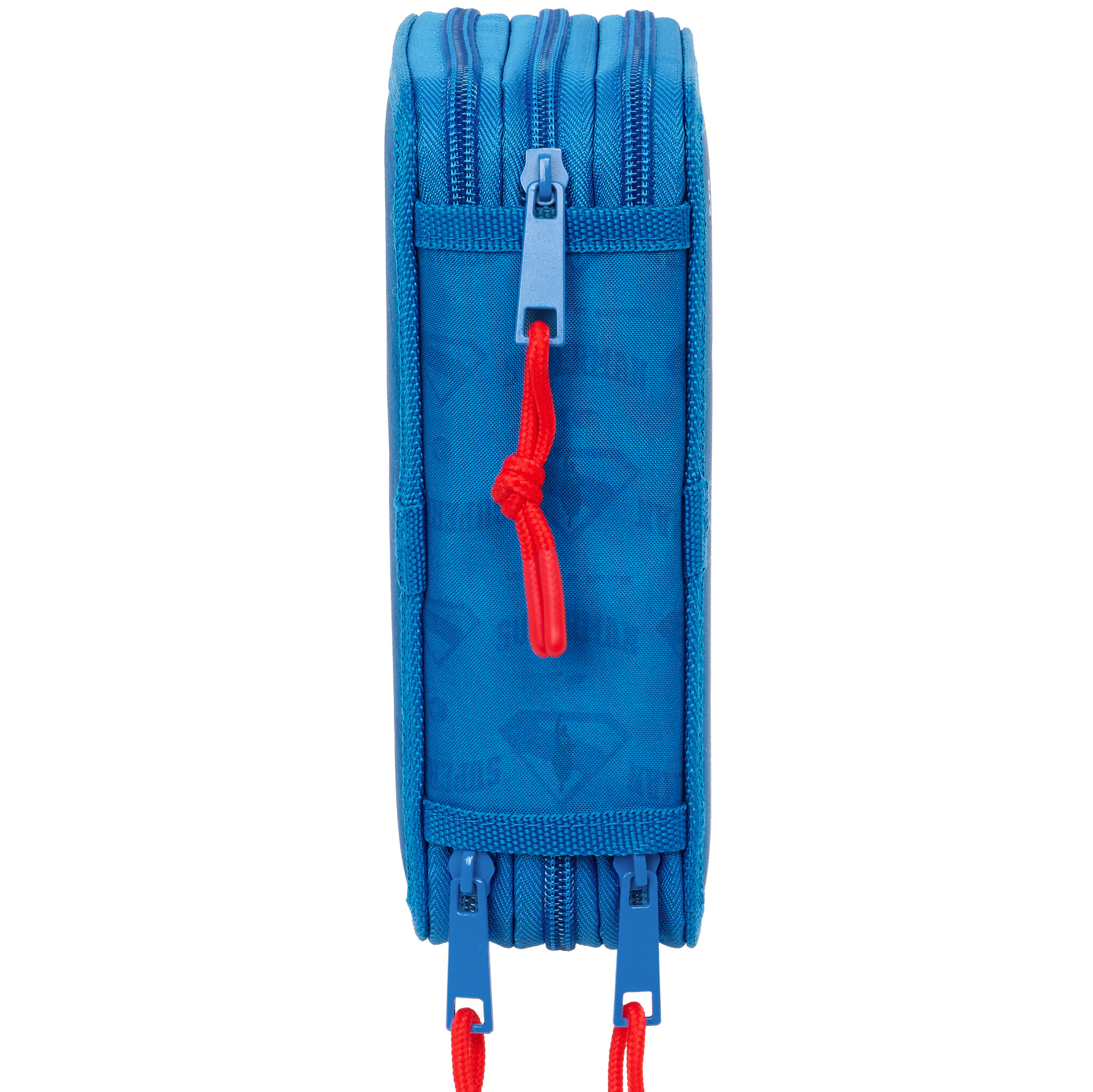 Superman Superhero Filled Pencil Case - 37 Pieces - 19.5 x 12.5 x 5.5 cm - Polyester