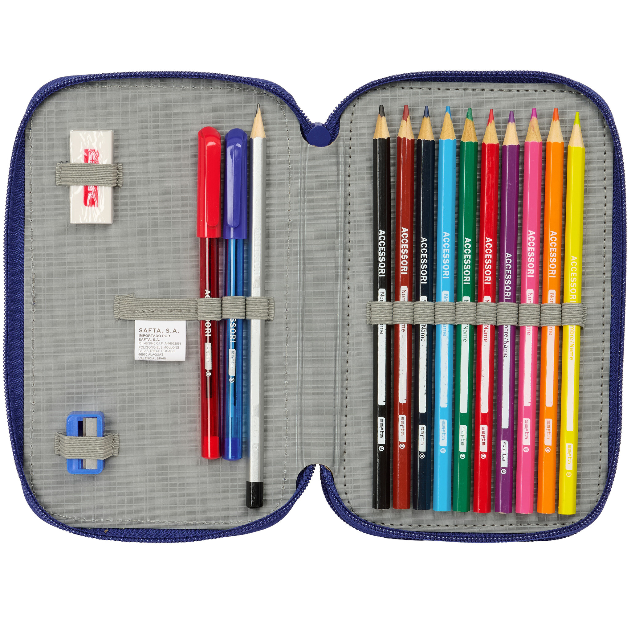 FC Barcelona Gevuld Etui Winner - 28 st. - 19,5 x 12,5 x 4 cm - Polyester