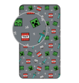 Minecraft Hoeslaken Game - 90 x 200 cm - Katoen