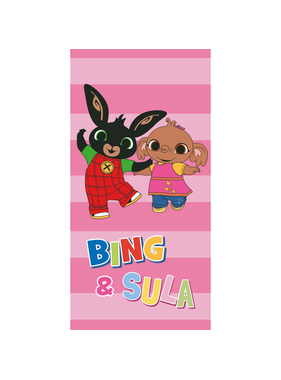 Bing Bunny Strandlaken Playing Together 70 x 140 cm Katoen