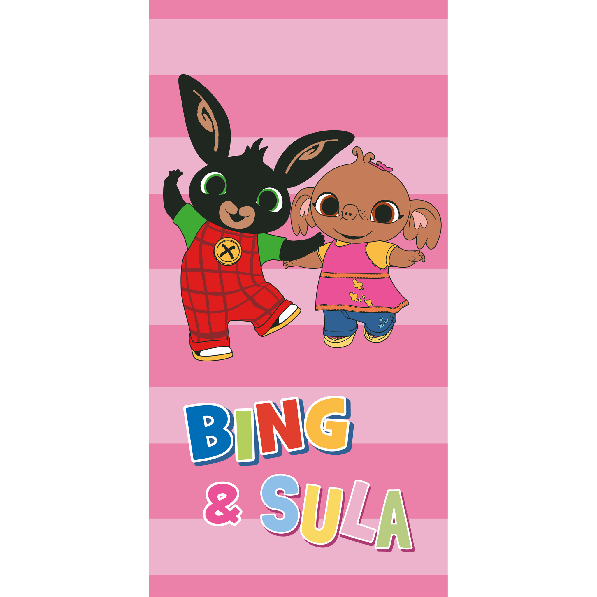 Bing Bunny Strandlaken Playing Together - 70 x 140 cm - Katoen