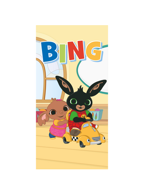 Bing Bunny Beach towel Playroom 70 x 140 cm Cotton