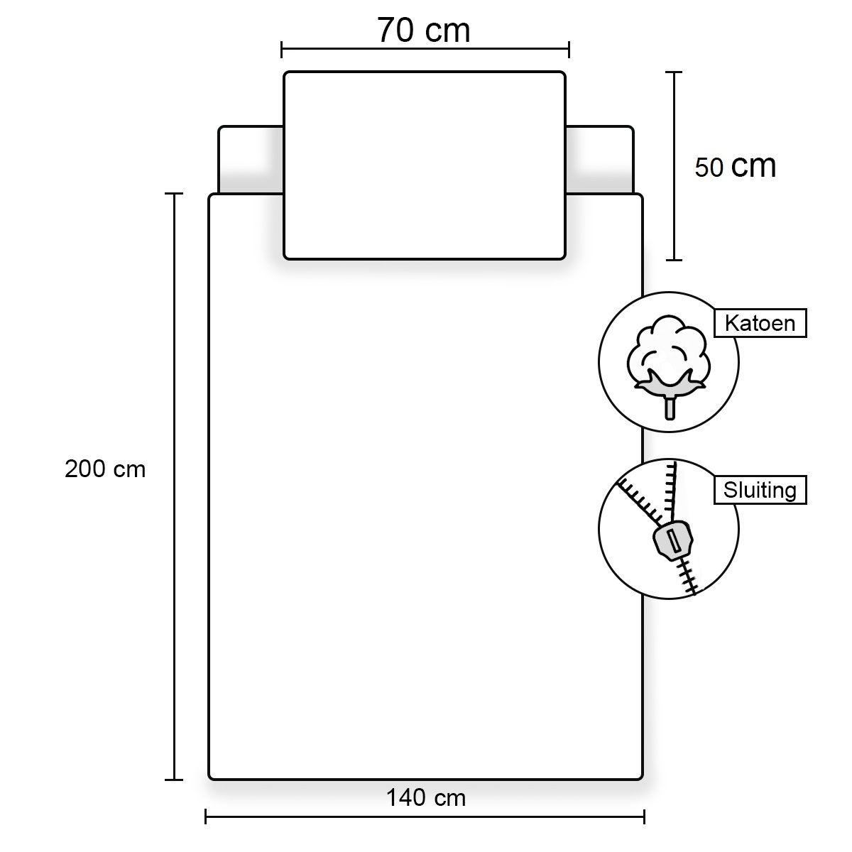 Disney Lilo & Stitch Universe Duvet Cover - 140 x 200 cm / 50 x 70 cm - Cotton