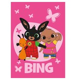 Bing Bunny Fleece deken Butterflies - 100 x 150 cm - Polyester