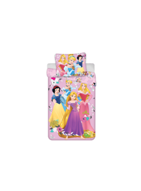 Disney Princess dekbedovertrek - Eenpersoons - 140 x 200 cm / 60 x 70 cm - Katoen