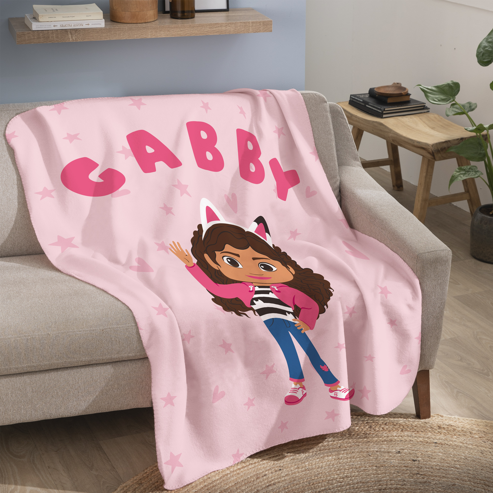 Gabby's poppenhuis Fleeceplaid Cuddle - 110 x 140 cm - Polyester