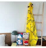 Pokemon Fleeceplaid met capuchon Pikachu- 125 x 150 cm - Polyester