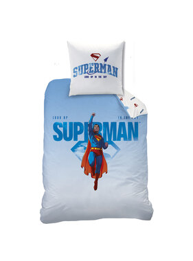 Superman Duvet cover Look Up 140 x 200 + 63 x 63 cm Cotton