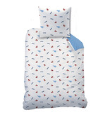 Superman Look Up Duvet Cover - 140 x 200 + 63 x 63 cm - Cotton