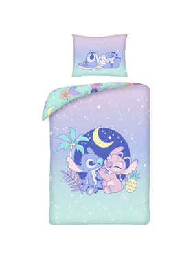 Disney Lilo & Stitch Under the Moon Duvet Cover 140 x 200 cm / 70 x 90 cm Cotton