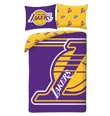 LA Lakers Duvet cover Ball - 140 x 200 + 70 x 90 cm - Polyester