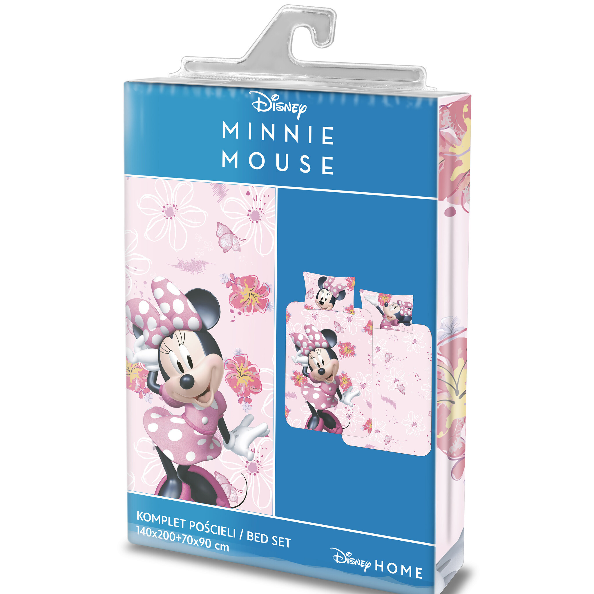 Disney Minnie Mouse Dekbedovertrek Pretty - 140 x 200 cm / 70 x 90 cm - Katoen