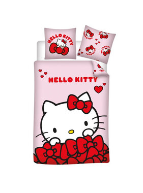 Hello Kitty Duvet cover Cute 140 x 200 cm / 65 x 65 cm Polycotton
