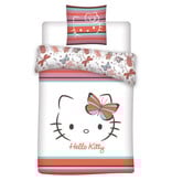 Hello Kitty Butterfly Duvet Cover - 140 x 200 cm / 65 x 65 cm - Polycotton