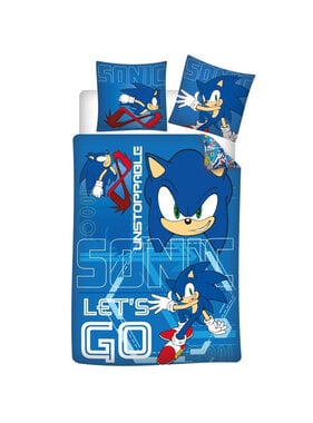 Sonic Unstoppable Duvet Cover 140 x 200 cm / 65 x 65 cm Polycotton