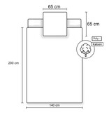 Disney Lilo & Stitch Dekbedovertrek Heart - 140 x 200 cm / 65 x 65 cm - Polykatoen