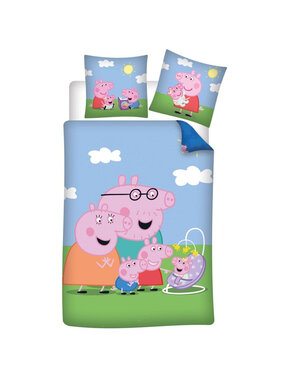 Peppa Pig Duvet cover Family 140 x 200 cm / 65 x 65 cm Polycotton